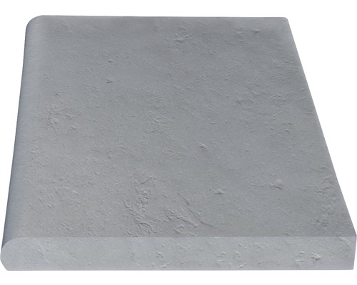 Pierre de rebord de bassin Margo élément droit gris perle 49.5 x 31.0 x 3.2 cm