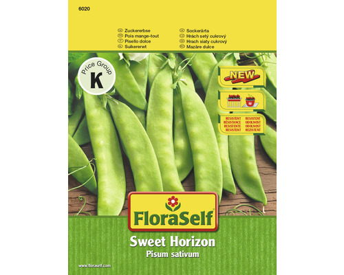Pois mange-tout 'Sweet Horizon' FloraSelf semences stables semences de légumes