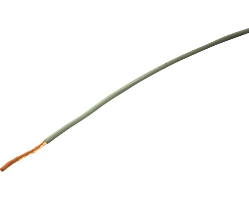Câble électrique multibrin en T 1x1,5 mm2 gris Eca (au mètre)