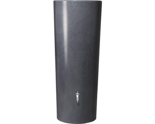 Récupérateur d''eau de pluie gris avec robinet