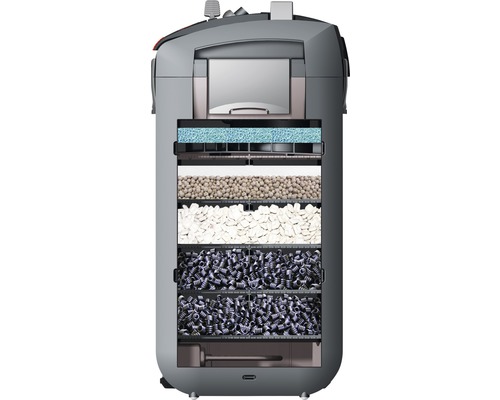Aquarium Aussenfilter mit Filtermedien