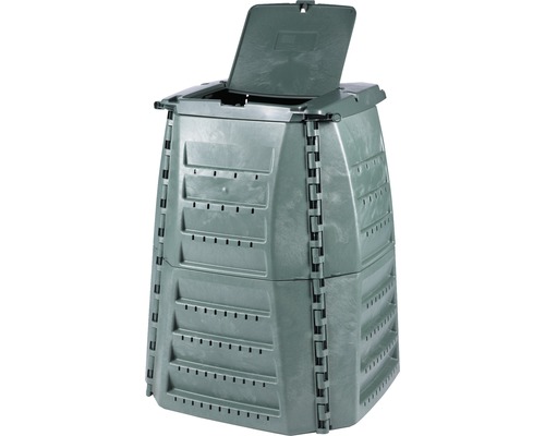 Composteur avec couvercle, valorisation des déchets de jardin