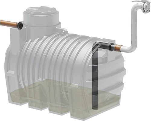 Absaugvorrichtung für Abwasser- und Fäkalien-Sammeltanks Absaugvorrichtung für Abwasser- und Fäkalien-Sammeltanks