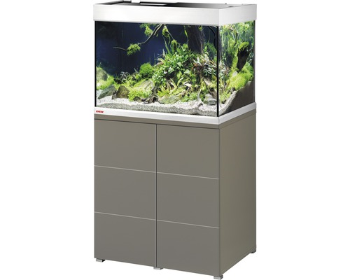 Aquariumkombination EHEIM proxima 175 classic mit LED-Beleuchtung und Unterschrank mokka