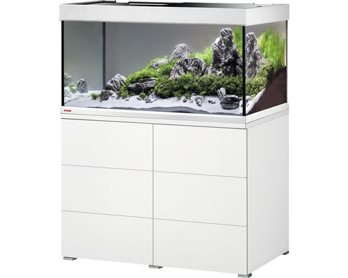 Ensemble d’aquarium EHEIM proxima 250 classic avec éclairage LED et meuble bas blanc