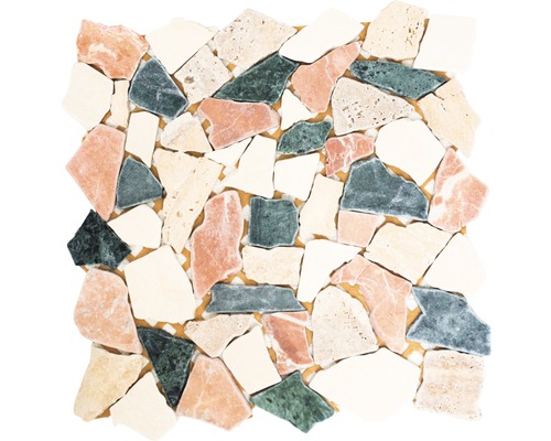 Mosaïque en pierre naturelle polygonale Ciot 30 Random, 32x32 cm