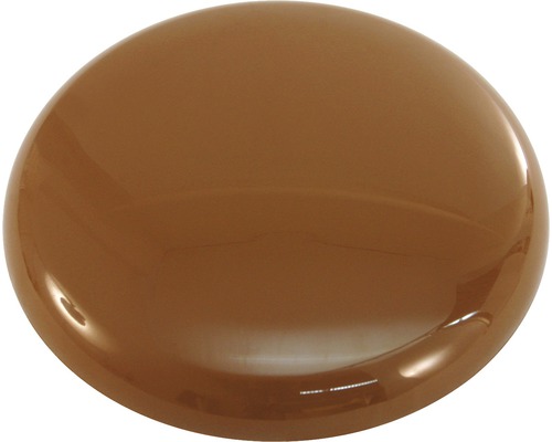 Rosette de plafond Ø 95 mm marron Goutte de peinture laquée