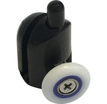 Roulettes de porte Aurlane simples bas noir 4 pièces DE107
