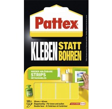 Pattex Doppelseitige Klebe-Strips 20 x 40 mm 10 Streifen-thumb-2