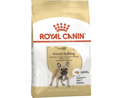Hundefutter trocken, ROYAL CANIN BHN French Bulldog, 3 kg Royal Canin Adult French Bulldog Trockenfutter Verpackung