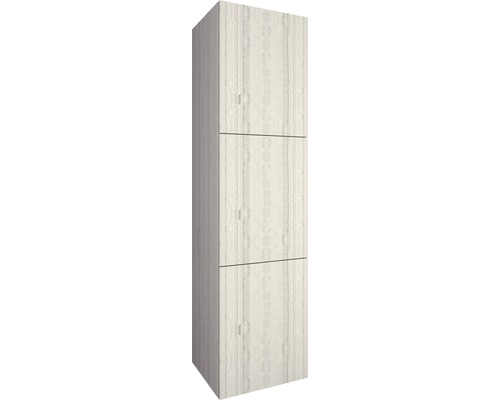 Hochschrank Baden Haus New York/Avril BxHxT 45x170x38 cm gebleichte eiche Schrank mit drei Türen für den Innenbereich