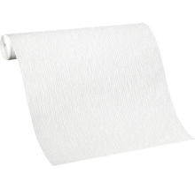 Rouleau de papier peint structuré blanc