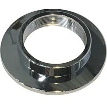 Verchromte Rosette für Sanitärinstallationen