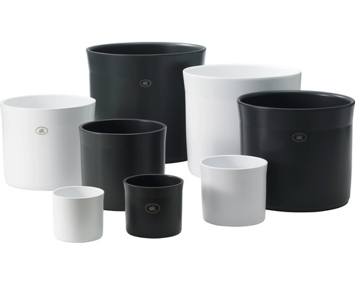 Cache-pots en céramique de différentes tailles