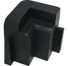 Raccord d''angle noir pour projets de construction