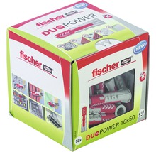 Cheville Fischer DuoPower 10x50 dans une boîte