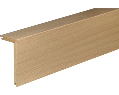 Baguette de couverture de tuyau SKANDOR hêtre FRA02 2400 x 91 x 41 mm