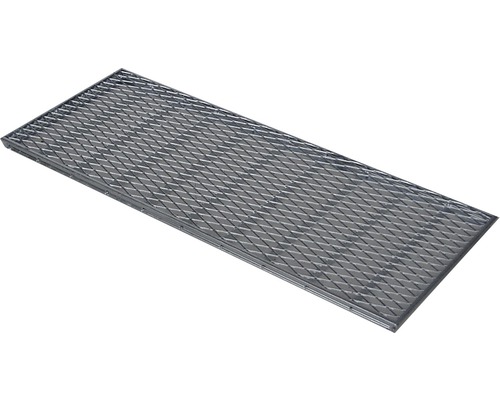 Grille en métal déployé Wolfa pour puits de lumière 126x60 cm (dimensions de la grille lxHxP 131,5 x 3,1 x 57,5 cm)