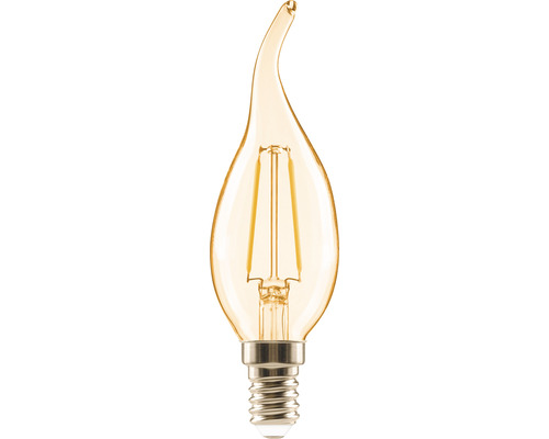 FLAIR LED Kerzenlampe CL35 E14/2W(18W) 180 lm 2000 K warmweiss amber Windstoss Kerzenlampe