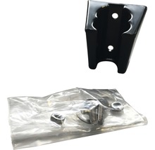 Halterung mit Befestigungsmaterial in Plastikverpackung