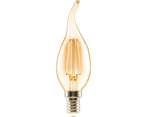 Kerzenlampe in Tropfenform mit E14 Sockel