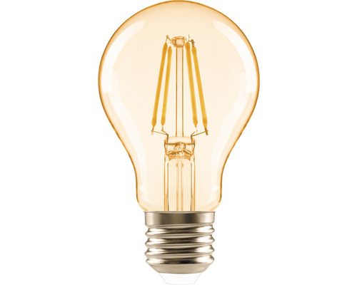 FLAIR LED Lampe A60 E27/4W(33W) 380 lm 2000 K warmweiss amber FLAIR LED Lampe A60 E27/4W(33W) 380 lm 2000 K warmweiss amber