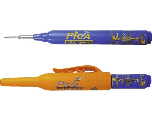 Pica Tieflochmarker Dry Longlife für 2,8 mm Graphitmine Kunststoff blau