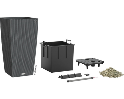 Pot de fleurs Lechuza Classico avec accessoires