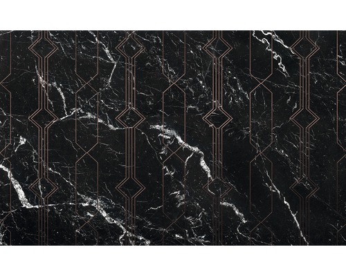 Fototapete Vlies P040-VD4 Pure Marble Black 4-tlg. 400 x 250 cm