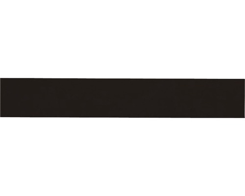 Carrelage de plinthe uni noir poli 6x60 cm
