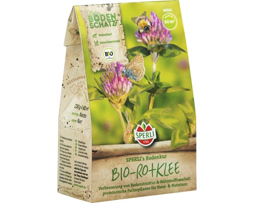Bio-Rotklee Sperli Gründünger samenfestes Saatgut Samenpackung für Bio-Rotklee zur Bodenverbesserung