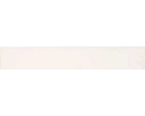 Plinthe uni blanc crème poli 6 x 60 cm