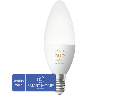 Philips Hue Leuchtmittel in Kerzenform für smarte Beleuchtung