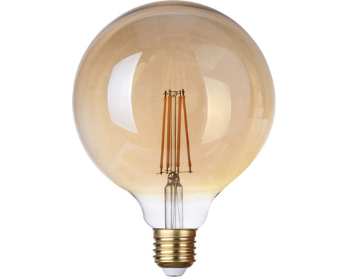 Ampoule globe LED FLAIR G120 E27/7,5W(60W) 806 lm 2000 K blanc chaud ambre
