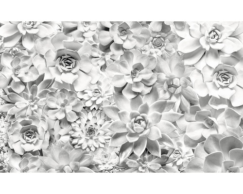 Papier peint panoramique intissé P962-VD4 Pure Shades Black and White 4 pces 400 x 250 cm