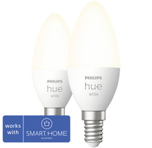 Lampe LED en forme bougie à intensité lumineuse variable HUE E14 / 5,5 W ( ) mat 470 lm 2700 4000 K blanc chaud