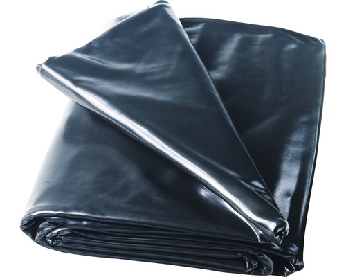 Bâche pour bassin en PVC 1.0 mm, 6 x 5 m, noire