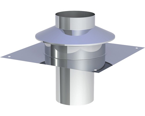 Jeremias EW-FU Kopfabdeckung mit Ringspalt u. Wetterkragen Ø120mm