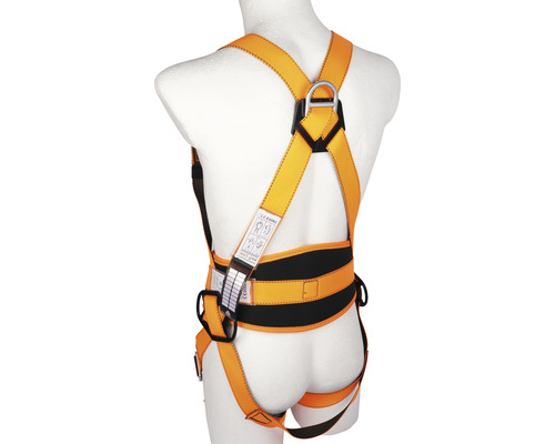 Aufsicht auf einen Auffanggurt für Absturzsicherung.