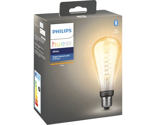 Philips Hue White Lampe à filament ST72 E27 sur l''emballage