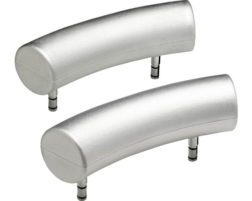 Nackenstütze zu Badewanne Lusaka Duo silbermatt 2-er Pack Nackenstütze zu Badewanne Lusaka Duo silbermatt 2-er Pack