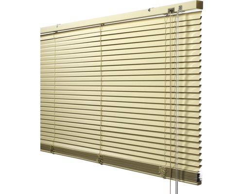 Store vénitien en alu SOLUNA DIM-OUT 130 x 170 cm beige, avec 20% de lamelles supplémentaires pour un meilleur obscurcissement Store vénitien en alu SOLUNA DIM-OUT 130 x 170 cm beige, avec 20% de lamelles supplémentaires pour un meilleur obscurcissement