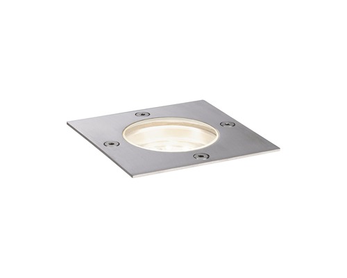 Spot de sol encastrable carré en acier inoxydable