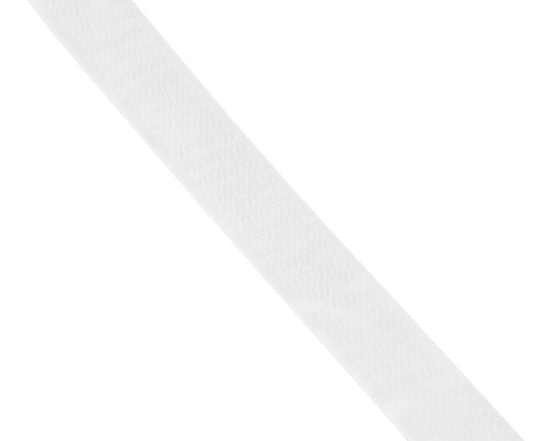 Bande auto-agrippante côté crochet Mamutec blanc, autocollant, au mètre