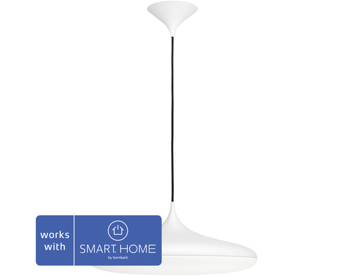 Plafonnier Philips hue White Ambiance à intensité lumineuse variable 25W 3000 lm 2200- 6500 K blanc + variateur- Compatible avec SMART HOME by hornbach