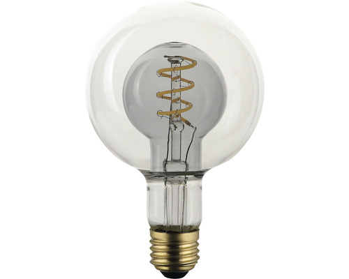 Ampoule globe LED FLAIR G95 E27/4W(26W) 270 lm 2700 K blanc chaud transparent Ampoule décorative avec filament
