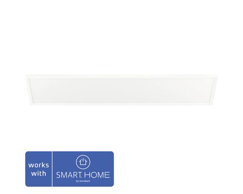 Philips hue Panel White Ambiance dimmbar 46,5W 3550 lm warmweiss-tageslichtweiss eckig HxBxT 300x1200x46 mm Aurelle weiss inkl Dimmschalter - Kompatibel mit SMART HOME by hornbach