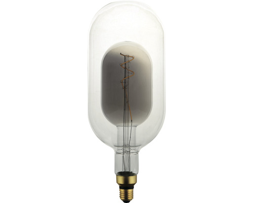 Ampoule LED FLAIR DG150 E27/4W(28W) 300 lm 2700 K blanc chaud transparent/verre fumé Ampoule décorative de style rétro avec filament apparent