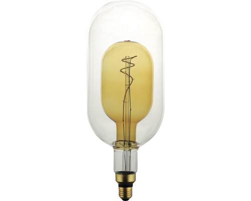 FLAIR LED Lampe DG150 E27/4W(31W) 350 lm 2700 K warmweiss klar/gold