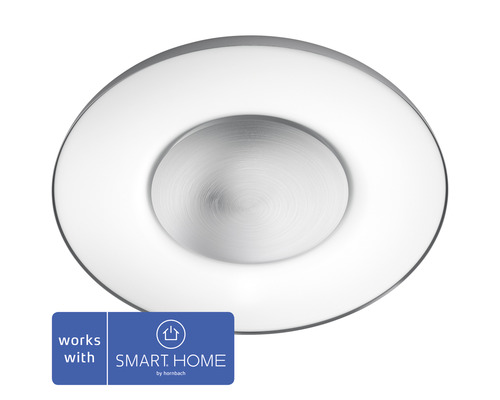 Philips Hue LED Deckenleuchte 22.5 W 2400 lm silber kompatibel mit SMART HOME by hornbach